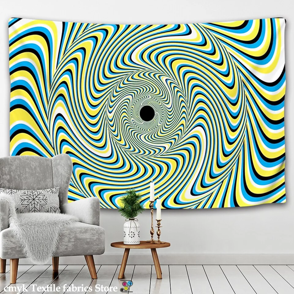 Psychedelic India Mandala Tapestry Wall Hanging Boho Decor Wall Cloth Tapestries Hippie Tapestry Mandala Wall Carpet