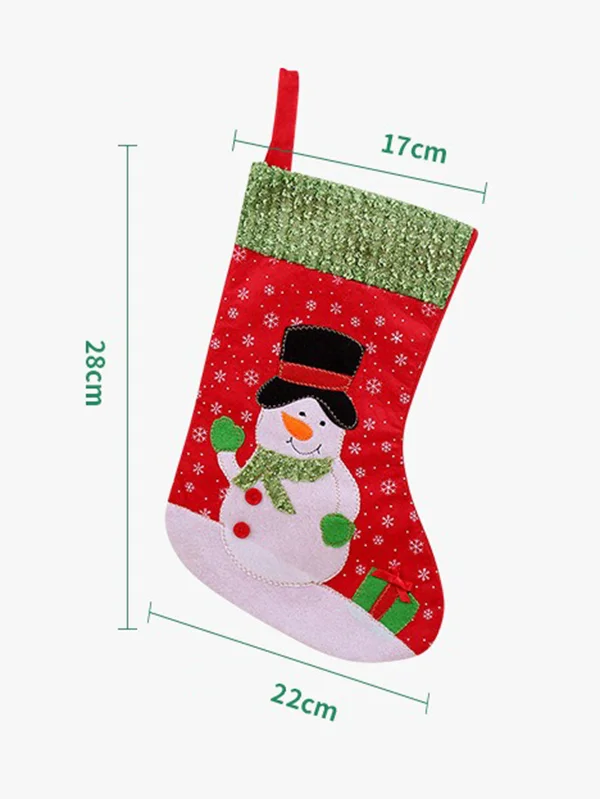 Xmas Gift Socks New Year Candy Bag Christmas Decor Christmas Decoration