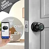 Spherical Fingerprint Lock Smart Door Handle, Fingerprint Smart Lock With APP Control, Biometric Door Lock Bluetooth Smart Lock, Easy To Install Door Lock, Suitable For Home Bedroom, Cloakroom, Hotel, Apartment Office(Tuya Bluetooth APP)