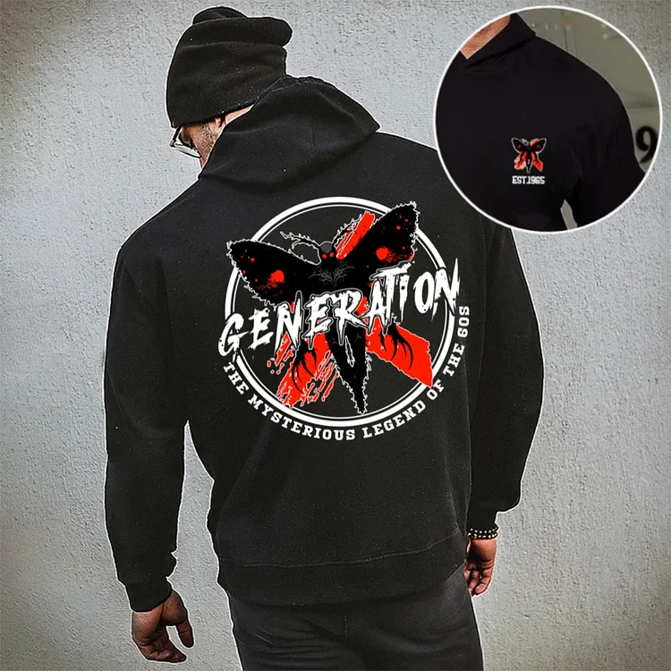 The Mysterious Legend of the 60s Mothman Generation X Custom EST Printing T-shirt/Crewneck/Hoodie