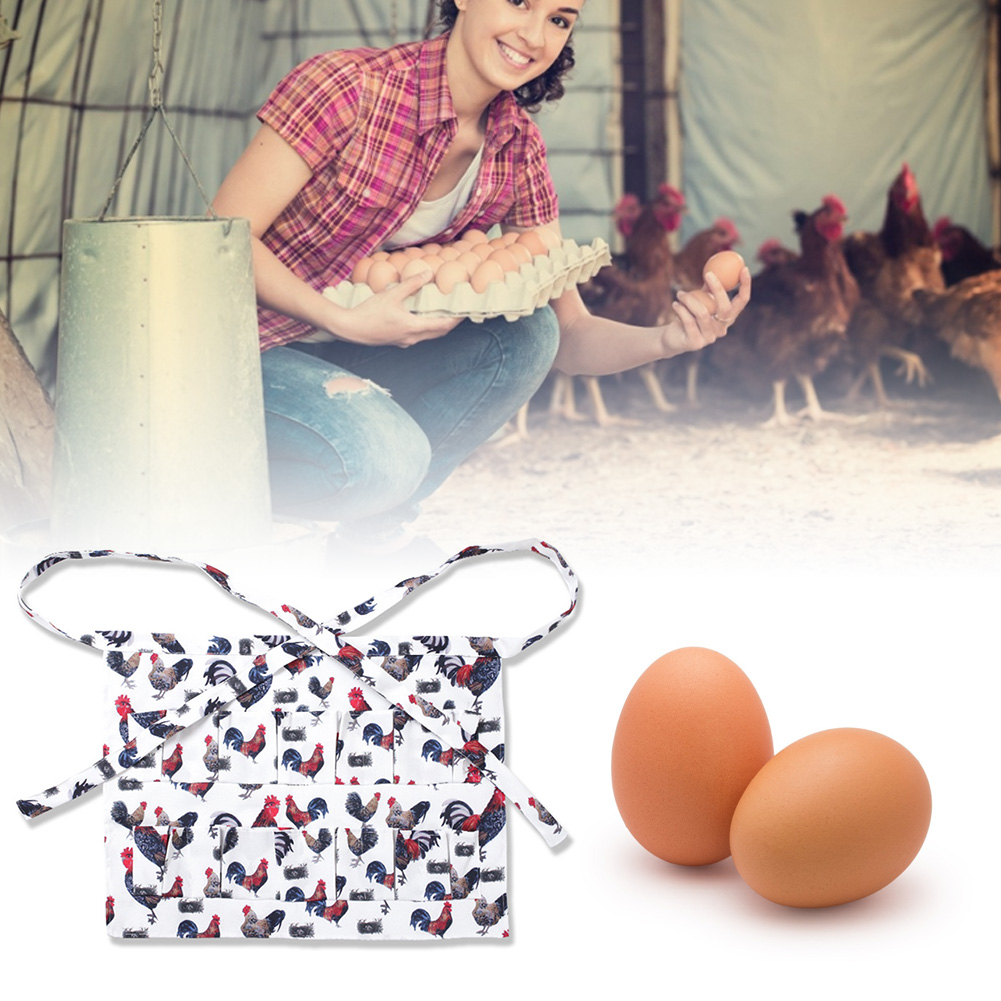

12 Pockets Egg Collecting Apron Farmhouse Duck Goose Egg Gathering Apron, 501 Original