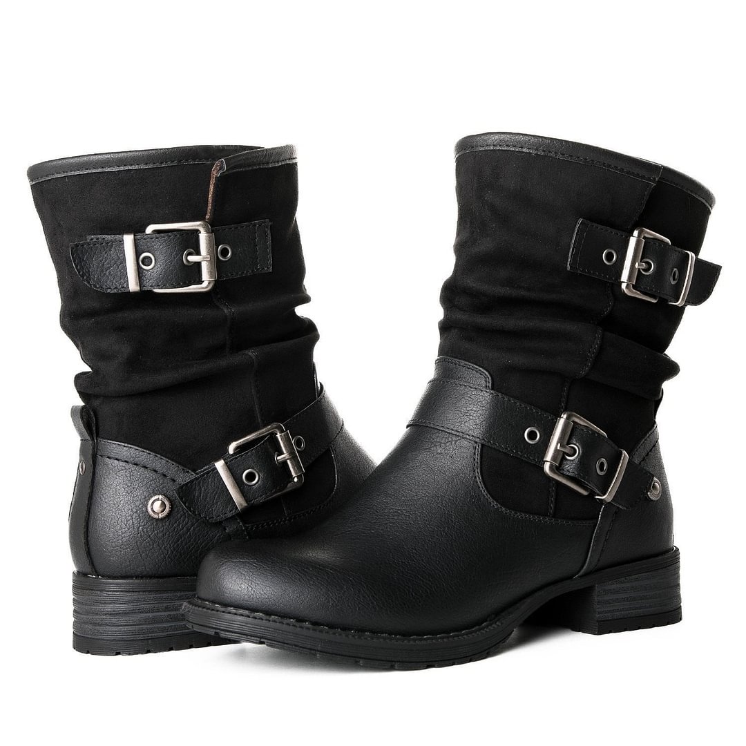 Women's Biker Ankle Boots