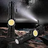 20W LED+COB High Power Flashlight Waterproof Zoomable Outdoor Bright Flashlight