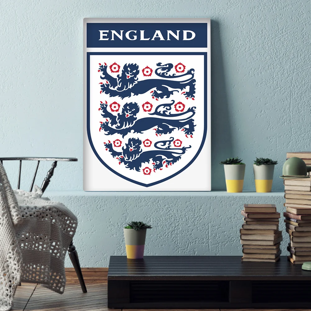 Diamond Painting - Full Round Drill - England FC(Canvas|30*40cm)