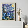 Van Gogh - Blue Rose-11CT Stamped Cross Stitch 40*50cm/15.75*19.69in