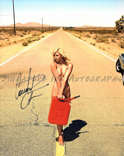 COURTNEY FORCE Signed Autograph 8x10 Photo Poster painting NHRA Racing reprint