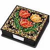 PU 5D Pearl Diamond Painting Kit Note Box DIY Diamond Art Notepad Box with 160 Sheets of Paper (Tulip Flower)