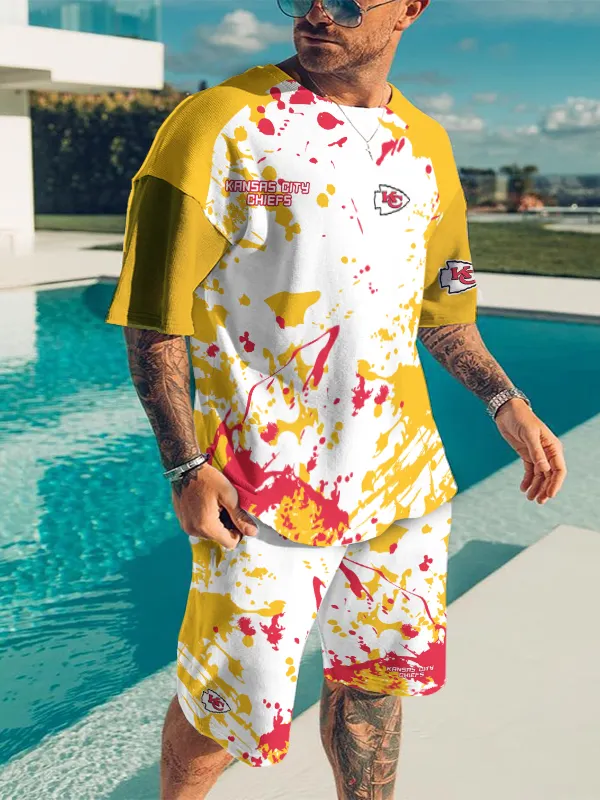 Kansas City Chiefs  Limited Edition Top And Shorts Two-Piece Suits