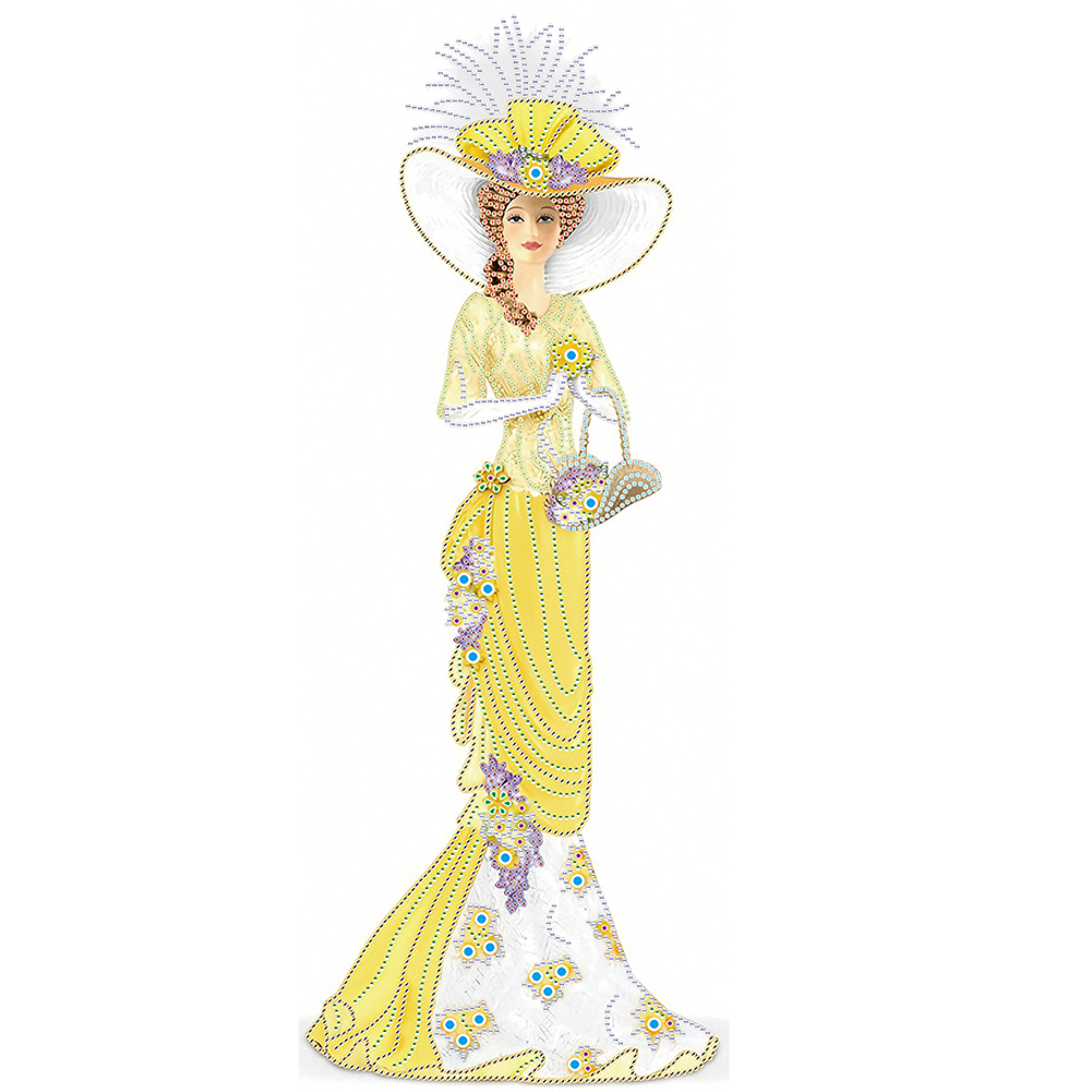 

Dress Lady-Special-Shaped Diamond Painting 30X60CM, 501 Original