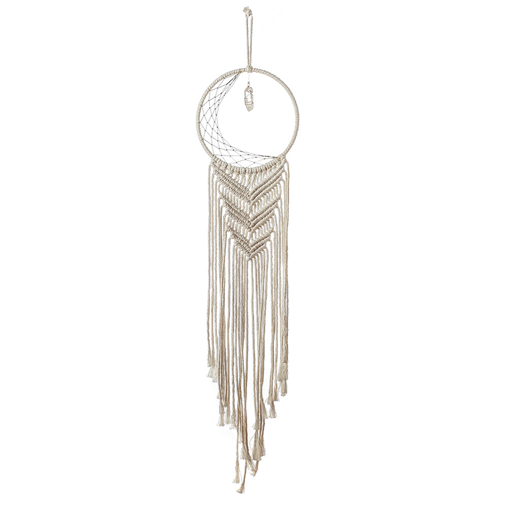 

Crystal Stone Dream Catcher Pendant Wall Hanging Tapestry Living Room Decor, 501 Original