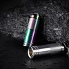 Mini Titanium Alloy USB Rechargeable Outdoor Daily Emergency Portable Keychain LED Portable EDC Necklace Flashlight