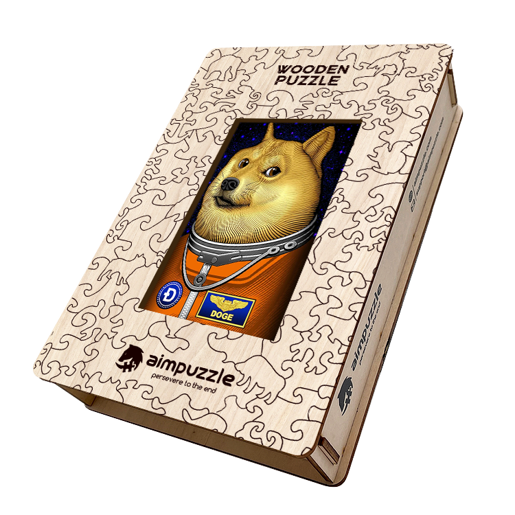 Space Dog Wooden Jigsaw Puzzle