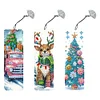 3Pcs Diamond Painting Christmas Tree Elk Truck Animals Bookmark for Book Lovers