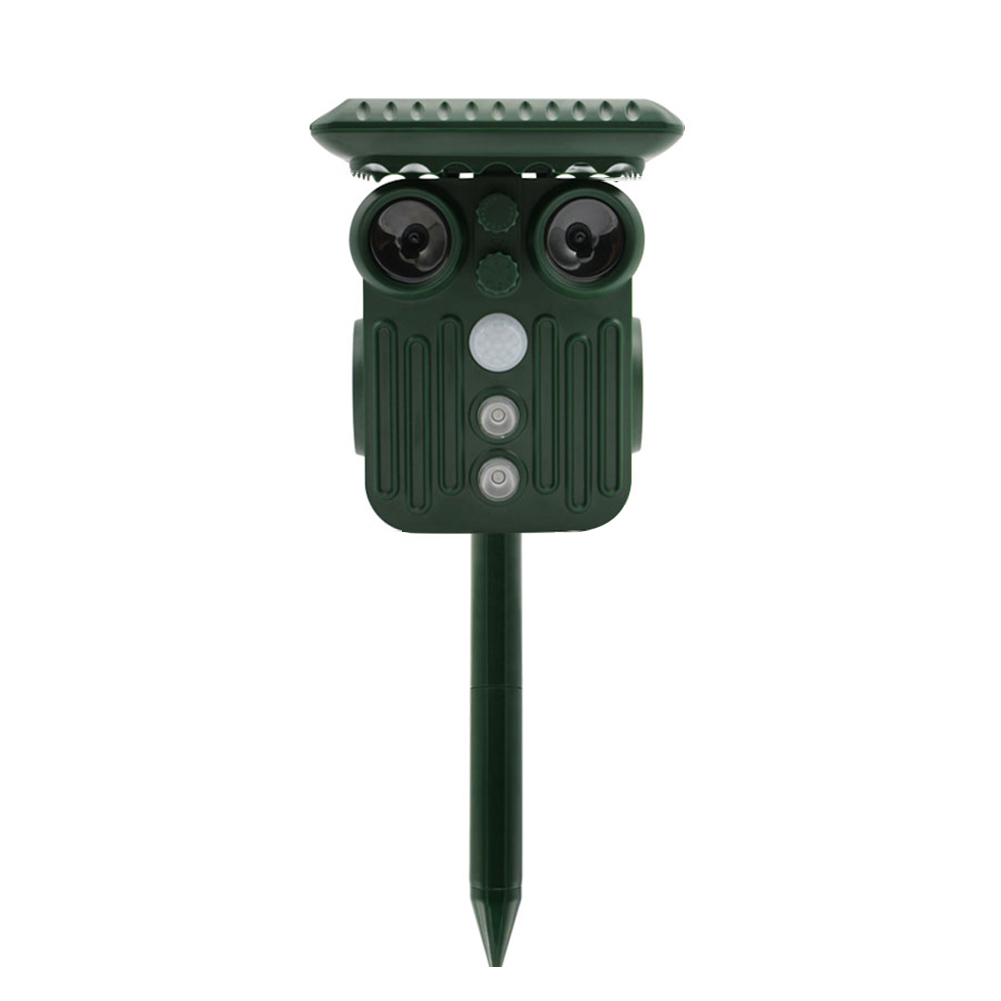 

Solar Animal Repeller Ultra Sonic Insert Ground Frighten Dog Bird Deterrent, 501 Original