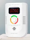 Plug-in Carbon Monoxide CO Detector Sound Light Warning CO Leak Detector