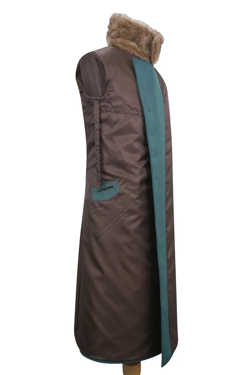   Polizei German Officer Fur Collar Gabardine Greatcoat German-Uniform