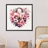 Flower Love Lock - Paint by Numbers Acrylic Painting 40*40cm