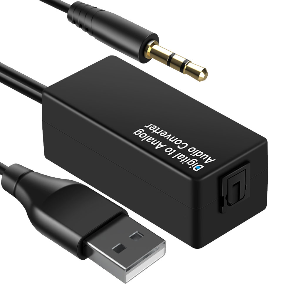 Digital to Analog Audio Converter with USB Power