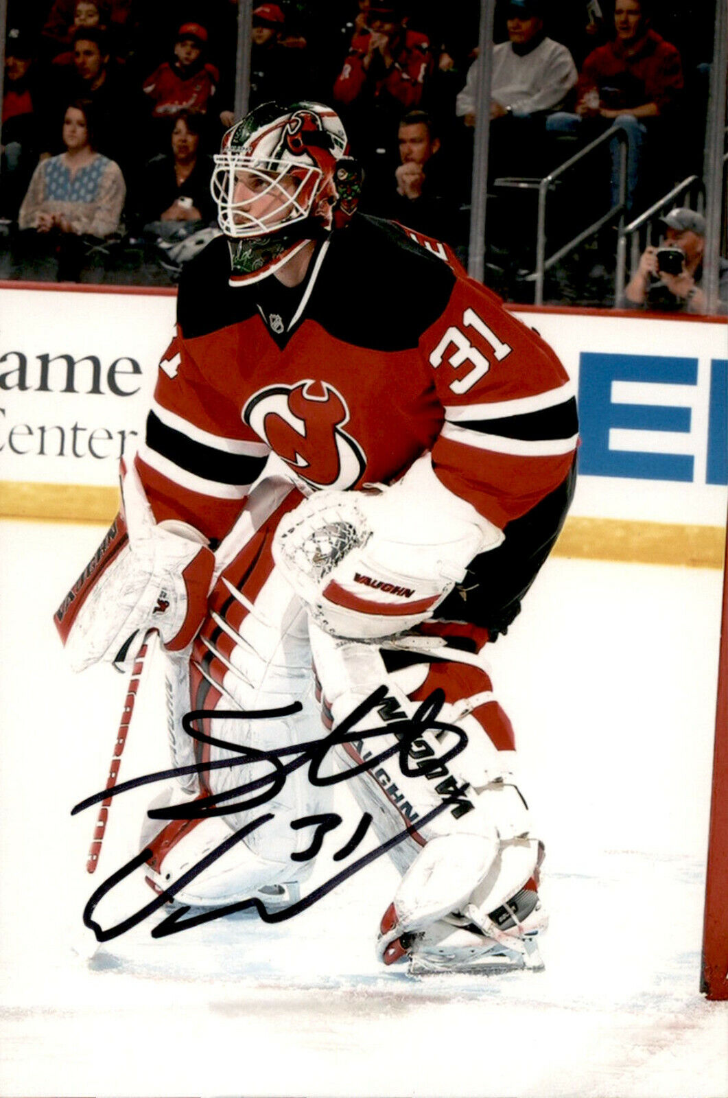 Scott Wedgewood SIGNED autographed 4x6 Photo Poster painting NEW JERSEY DEVILS #8