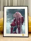 Rainy Zero Two Decorative Painting - DARLING in the FRANXX - Xingkong Studio