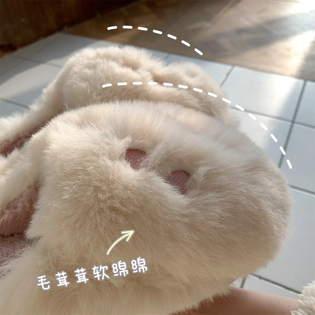 2022 Winter Women Slipper Cat Claw Cotton Home Slippers Warm And Non Slip Indoor Household Plush Slipper For Female