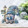 2D Flat Christmas Print DIY Diamond Painting Desktop Ornaments Kit Table Decor