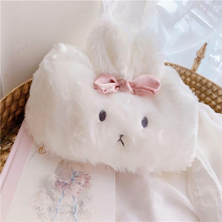 Cute Plush Rabbit Tissue Box