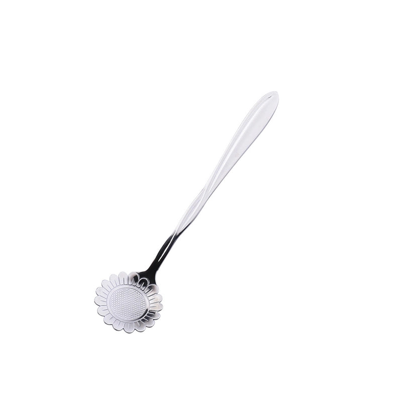 Vacation Flower Stainless Steel Spoon 1 Piece 1 Set