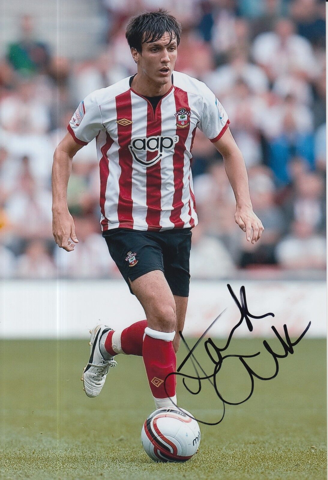 SOUTHAMPTON HAND SIGNED JACK CORK 12X8 Photo Poster painting.