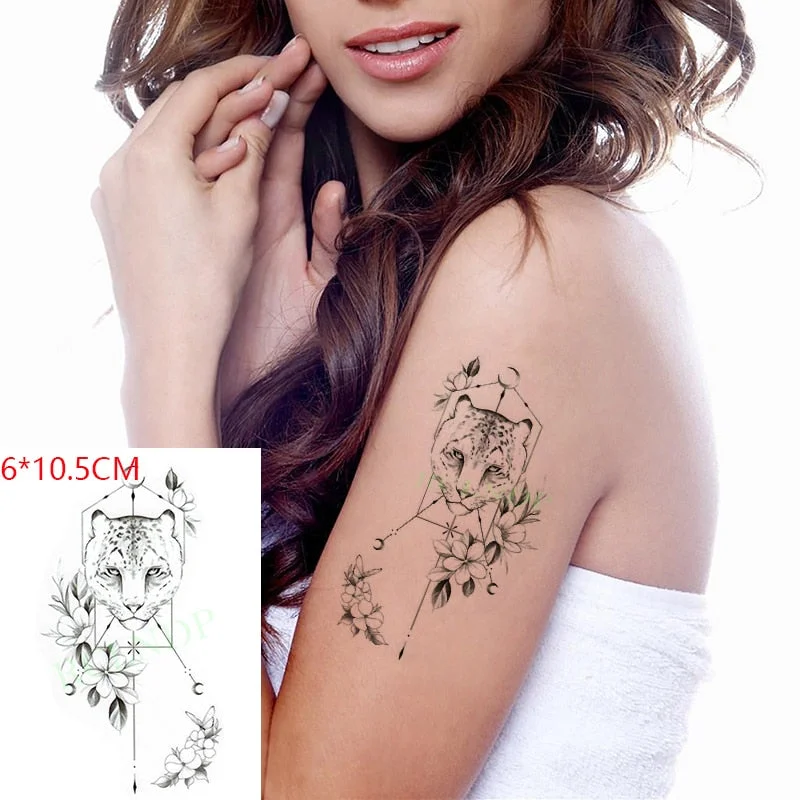 Waterproof Temporary Tattoo Sticker lovely bamboo panda animals tatto flash tatoo fake tattoos for kids men women