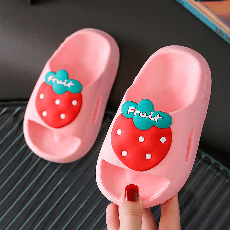 FRUIT Toddler Girl Strawberry Slippers