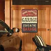 Garage - Panneaux en &eacute;tain m&eacute;tallique(20*30cm/30*40cm) - Garage