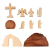 10 pi&egrave;ces kit ornement pour la sc&egrave;ne de la r&eacute;surrection de J&eacute;sus &agrave; P&acirc;ques