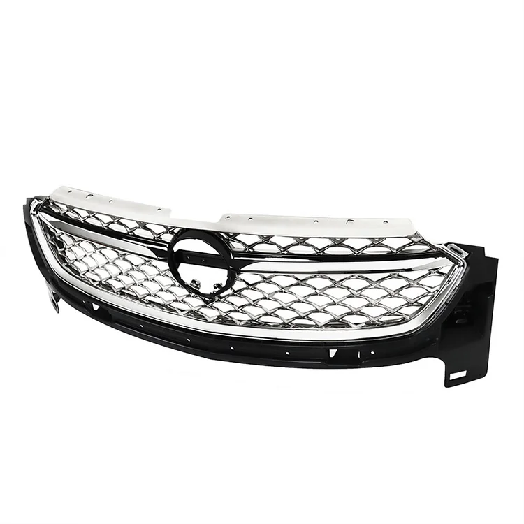 SEBLAFF Front Bumper Grille Black Shell Chrome Mesh Radiator Grill Replacement for 2021 2022 2023 Envision Avenir 84899914