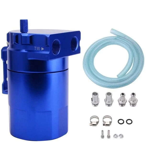 300ml Aluminum Baffled Oil Catch Can Reservoir Tank