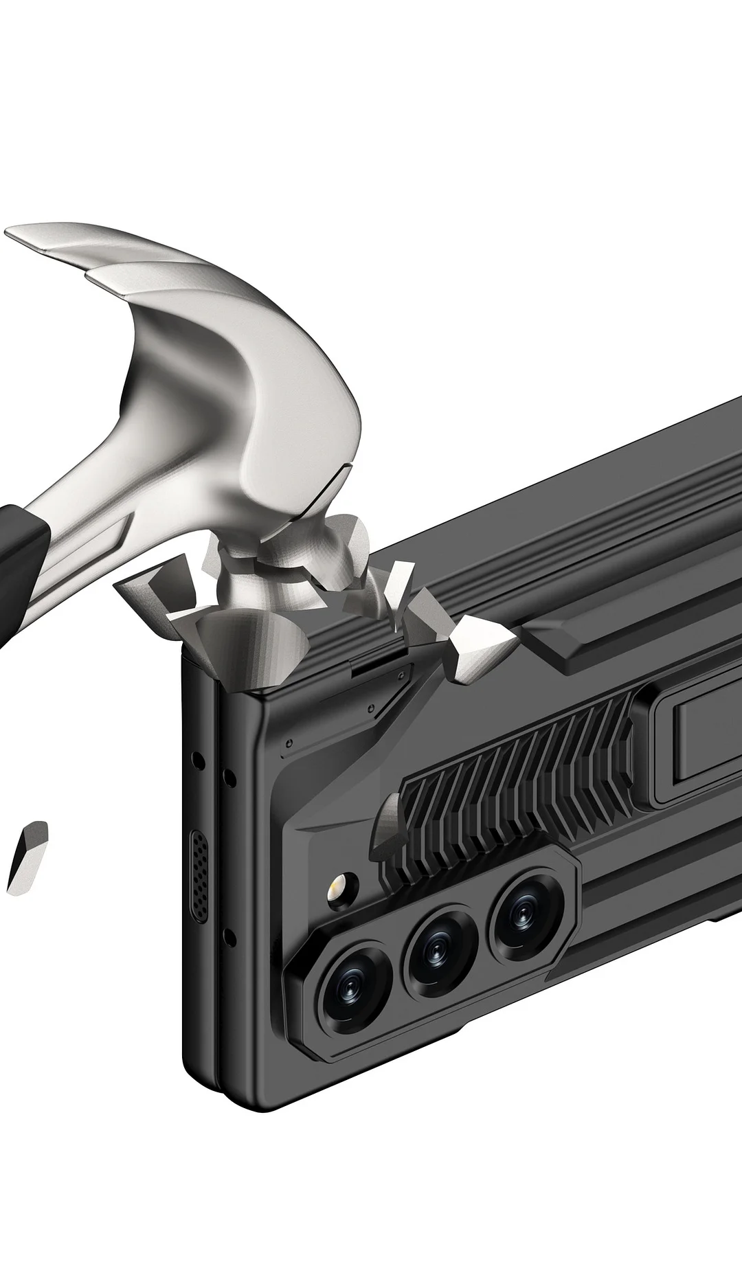 Suitable for Samsung ZFold5/4/3 mobile phone case folding screen magnetic hinge bracket armor shell film all-inclusive protective cover