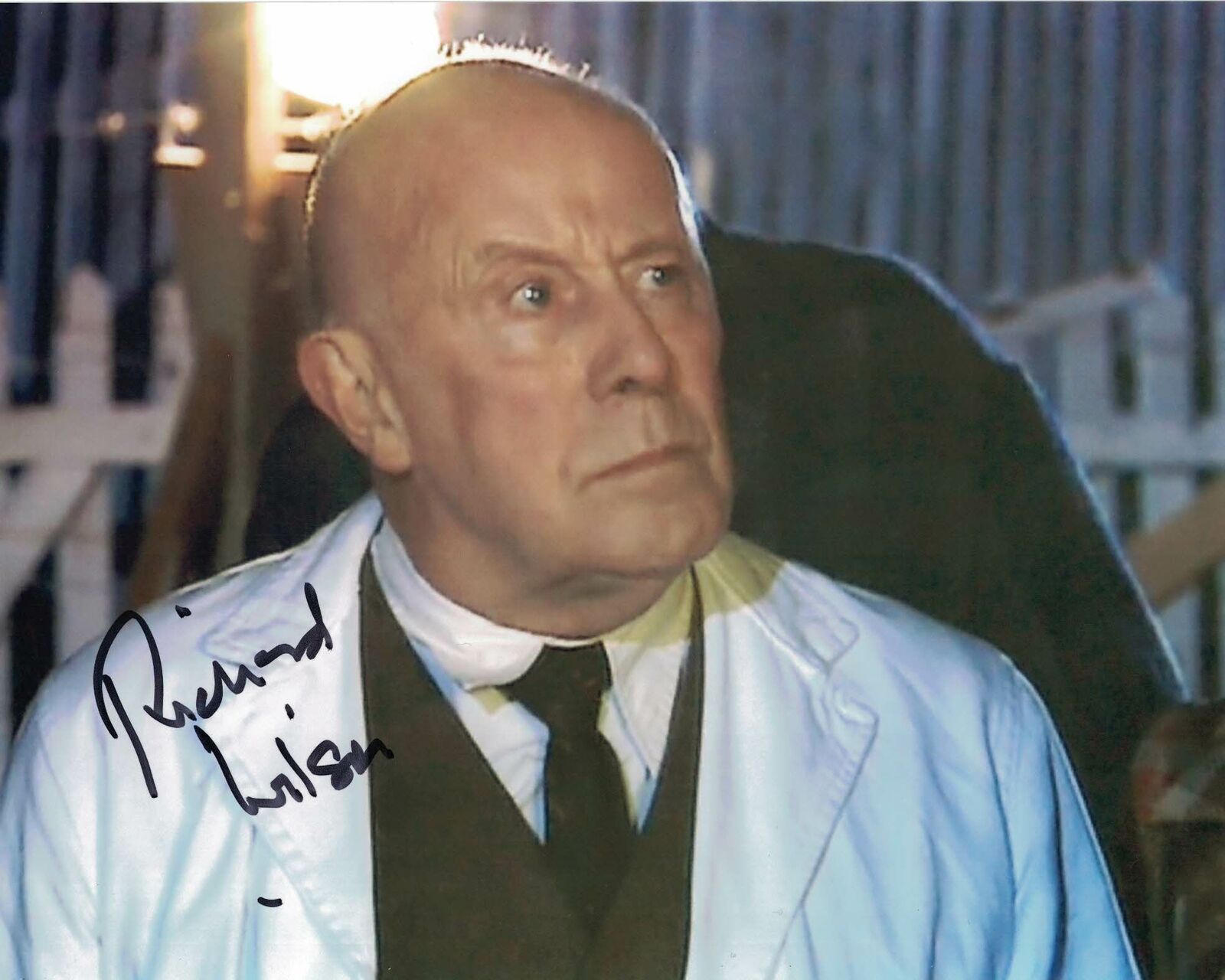 RICHARD WILSON - Dr Constantine in Doctor Who - hand signed 10 x 8 Photo Poster painting