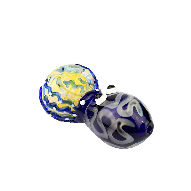Blue Lovely Octopus Design Spoons Pipes