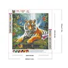 Diamond Painting-DIY Full Round Drill Tiger