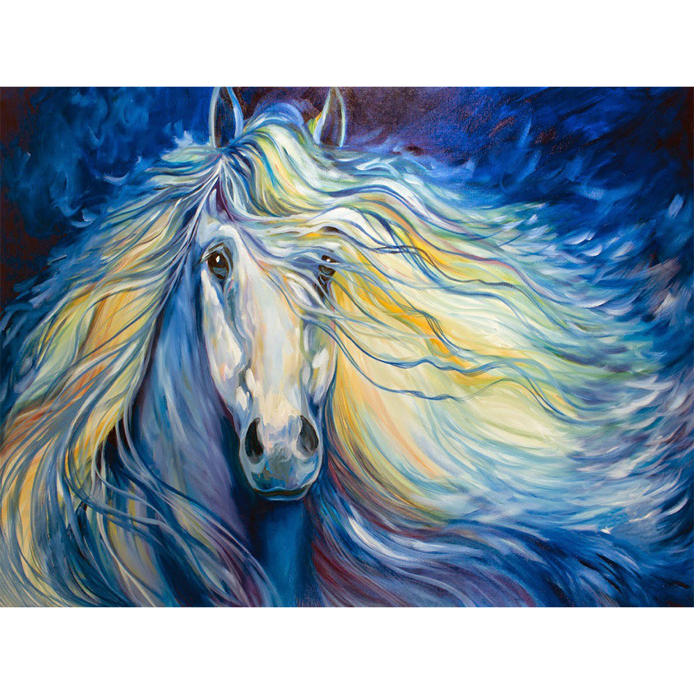 

Flowing Horse - Round Drill Diamond Painting - 40*30CM, 501 Original