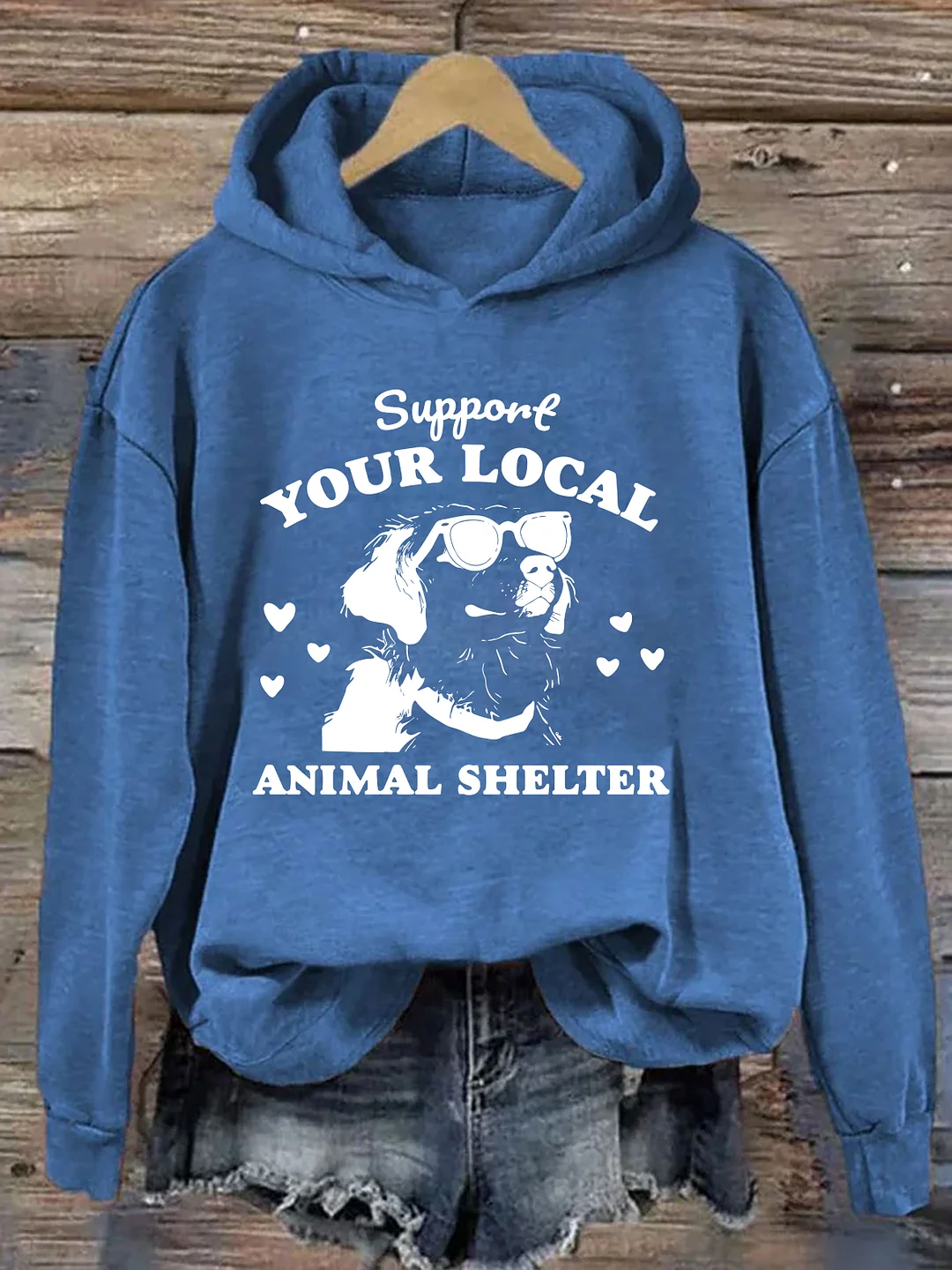 Support Your Local Animal Shelter Hoodie