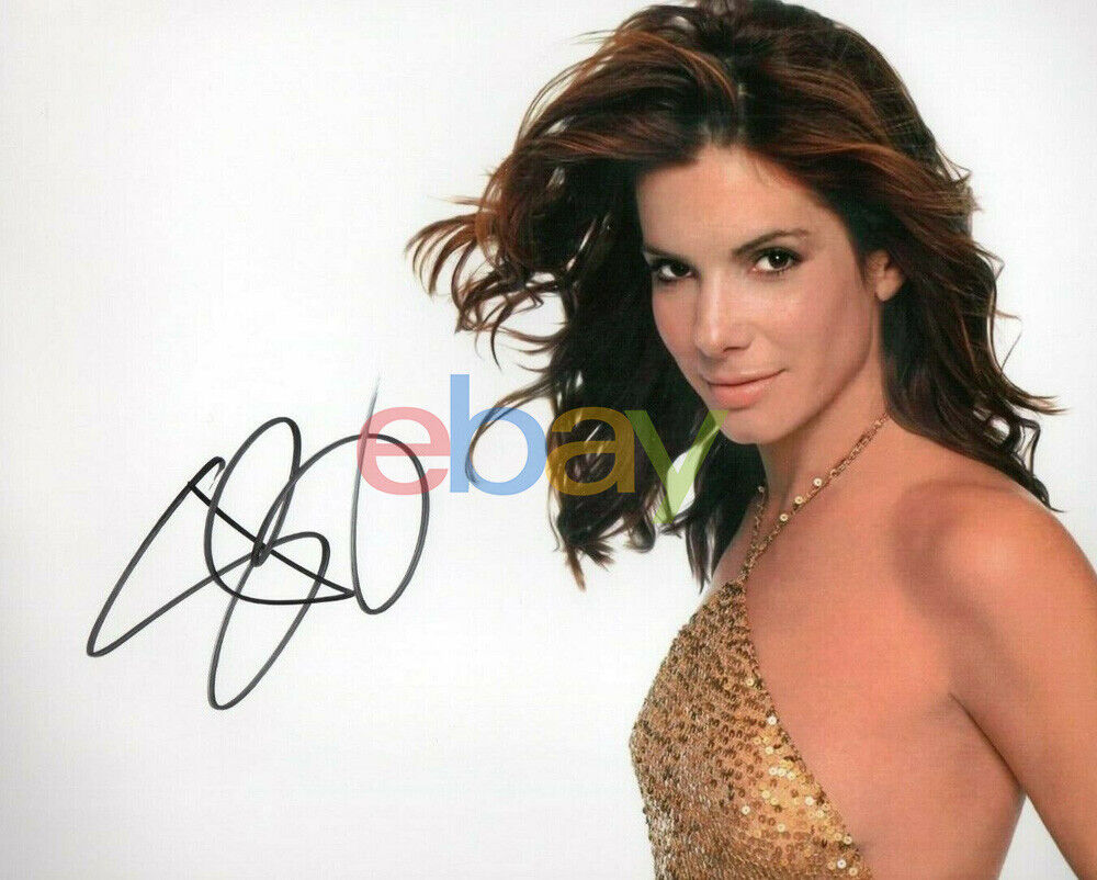 Sandra Bullock signed 8x10 autographed Photo Poster painting reprint