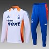 Joyfball 2024/2025 Nottingham Forest Half-Pull Training Suit White Jersey 1:1 Thai Quality Set