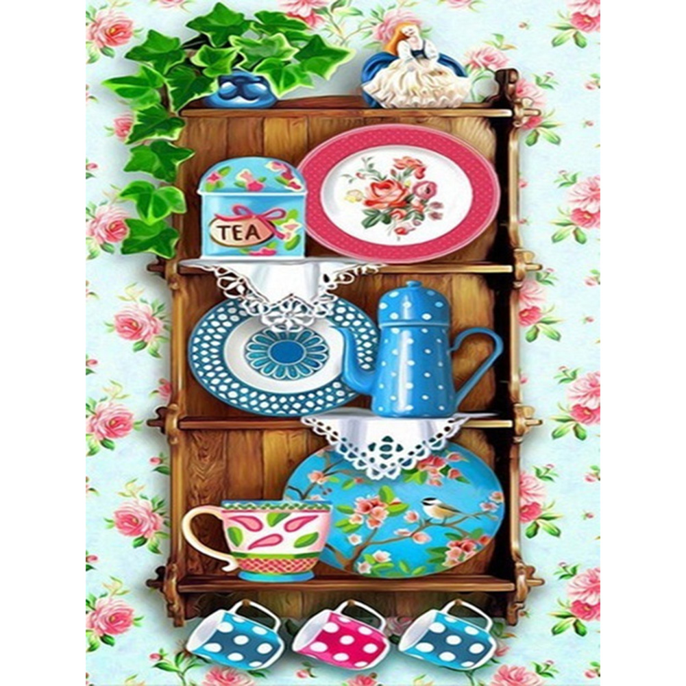 

Kitchen Cabinet - Round Drill Diamond Painting - 40*50CM, 501 Original