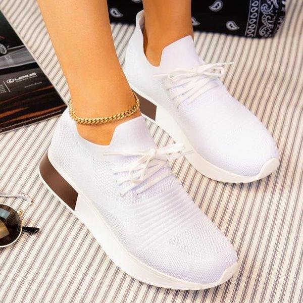 Sporty Soft Mesh Pull-On Sneakers