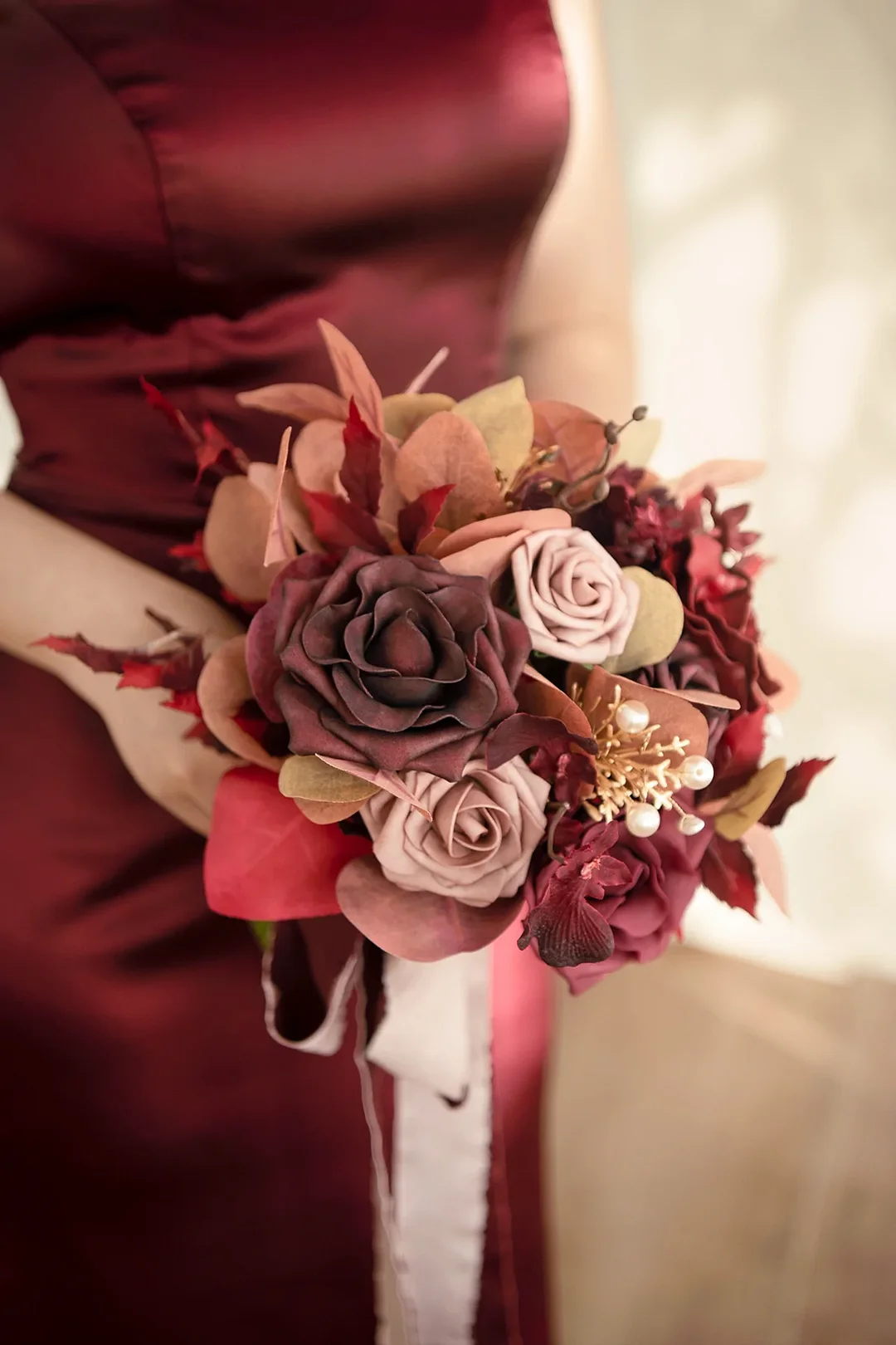 3.5" Foam Avalanche Rose with Stem - 16 Colors