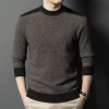 Thickened warm half turtleneck men's casual sweater