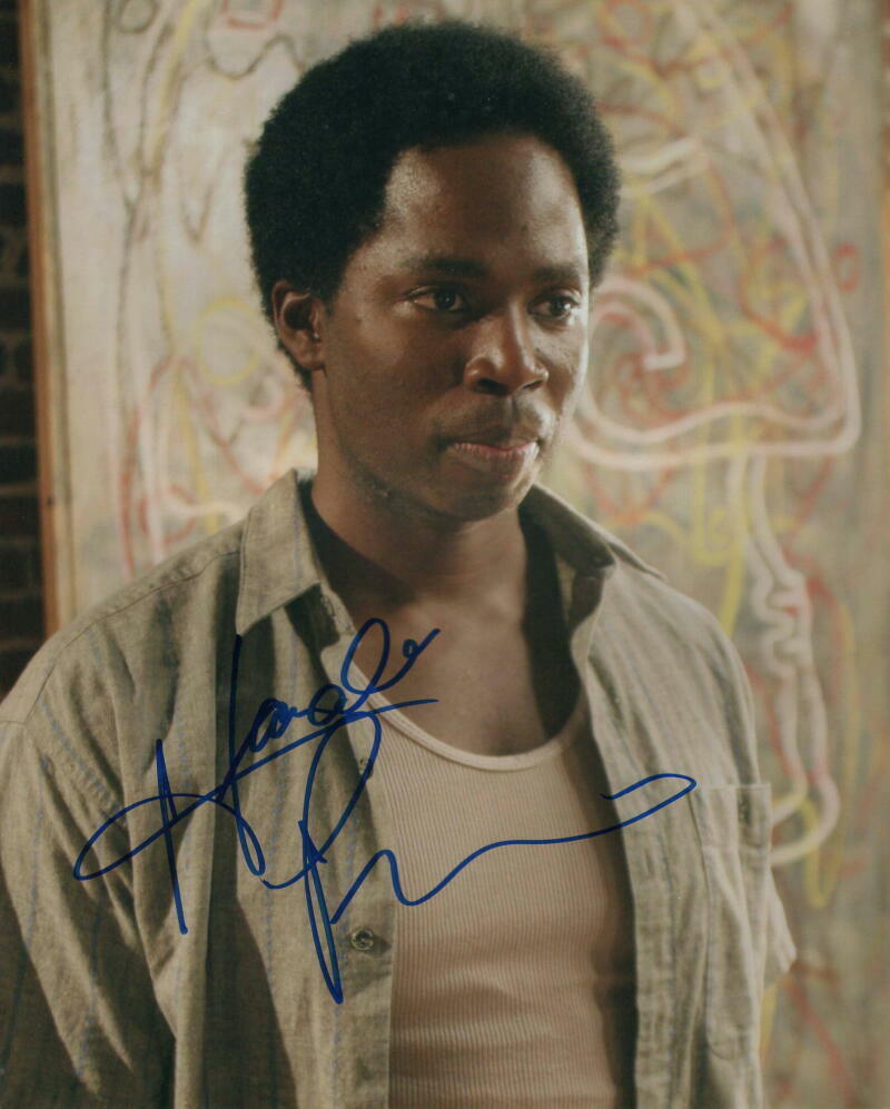 HAROLD PERRINEAU SIGNED AUTOGRAPH 8x10 Photo Poster painting - MICHAEL DAWSON LOST, THE MATRIX