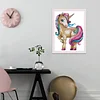 (14*17cm)14ct Stamped Cross Stitch - Magic Unicorn