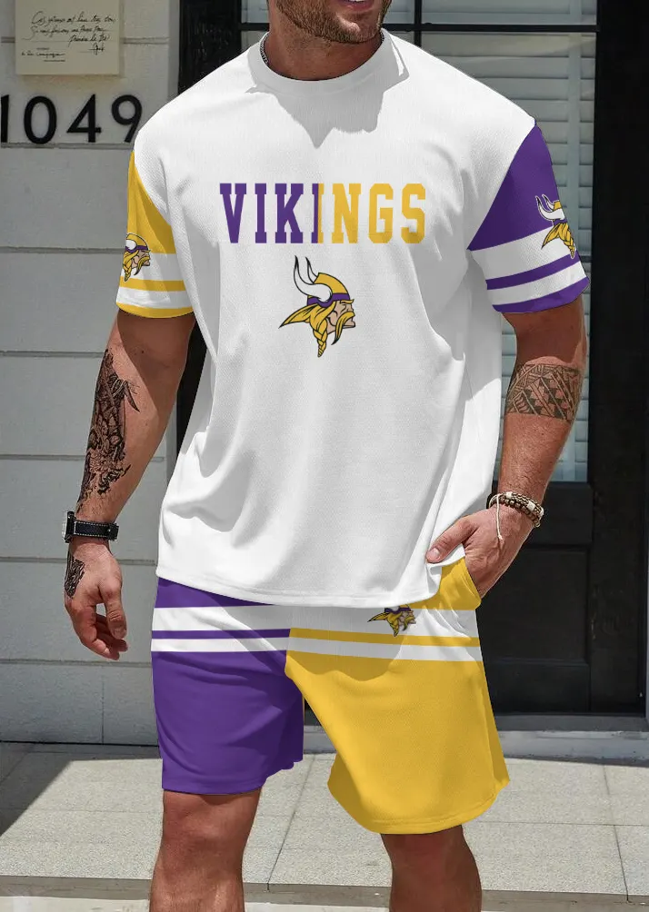 Minnesota Vikings  Limited Edition Top And Shorts Two-Piece Suits